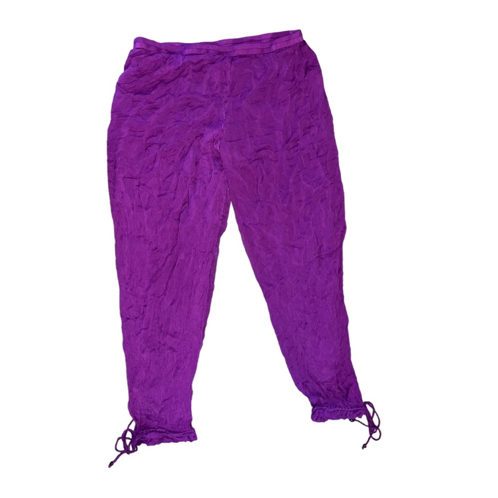 Ashro Fuschia Pink Beach Pant Ankle Tassel Tie Women’s Size XXL